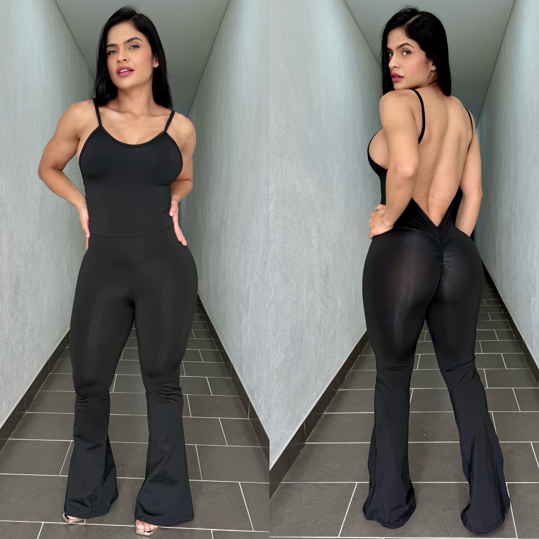 ENTERIZO TIRAS BOTA CAMPANA