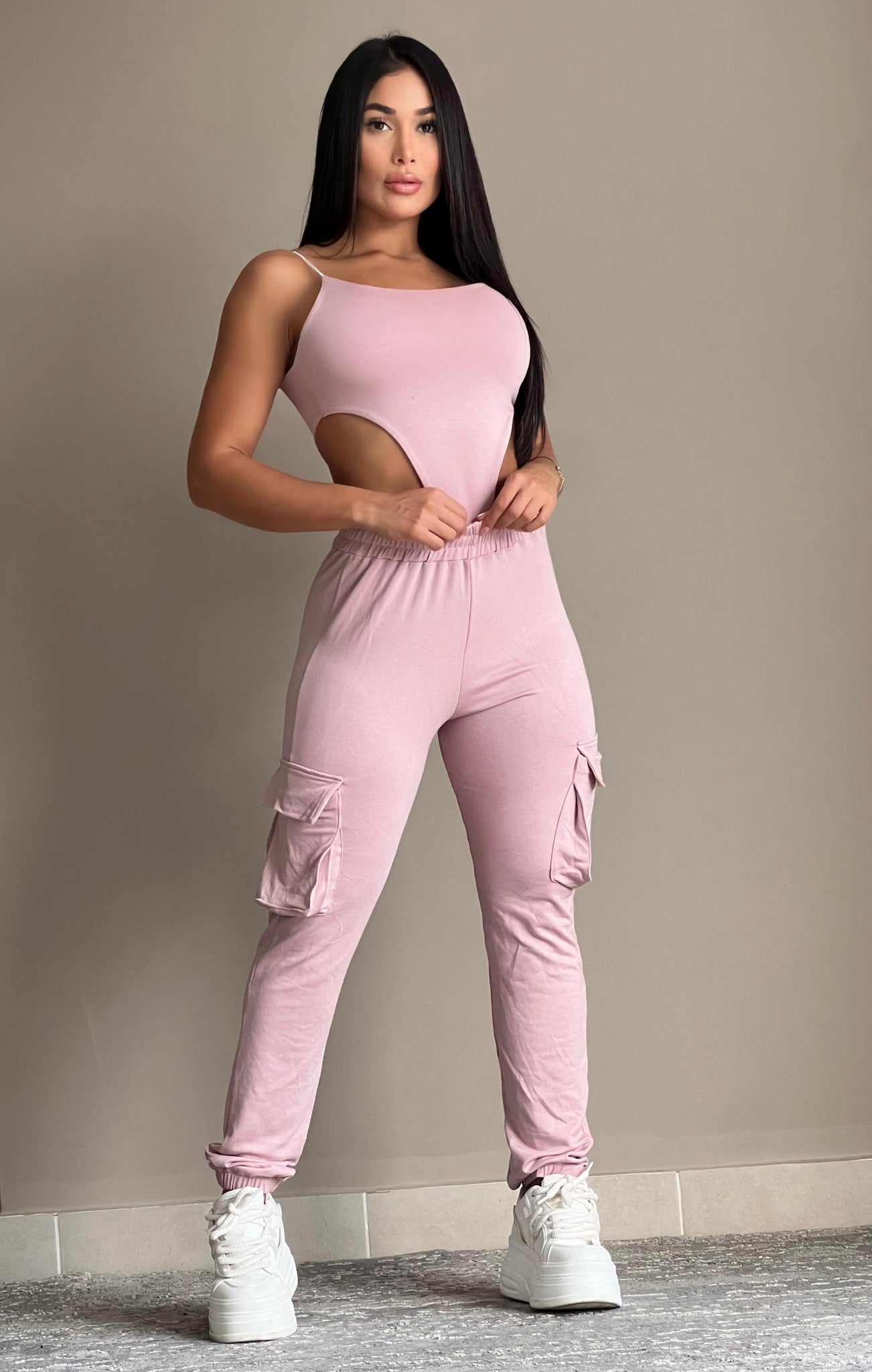 ENTERIZO TIPO CARGO BURDA