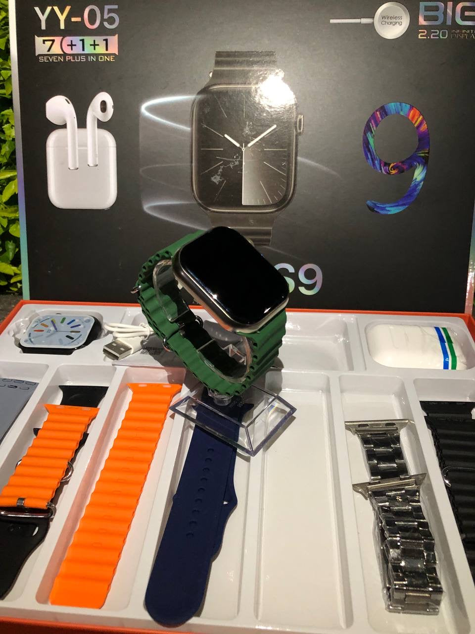 COMBO ULTRA (AIRPODS + CORREAS + SMARTWATCH)